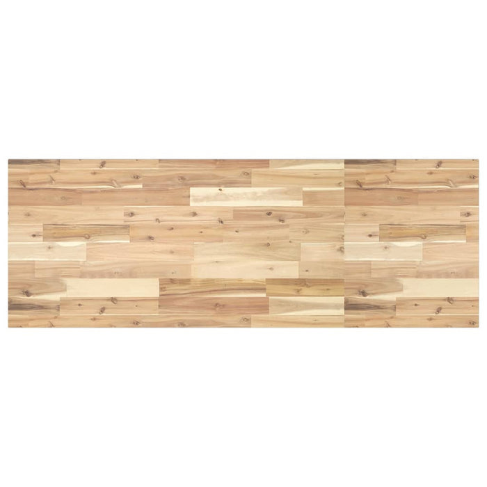 Blat de baie netratat, 120x50x2 cm, lemn masiv de acacia - WALTI WALTI