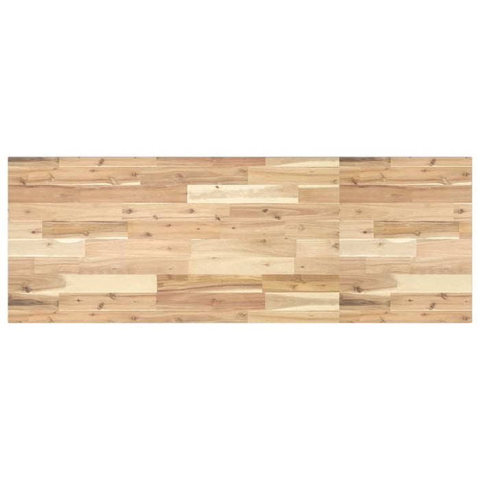 Blat de baie netratat, 140x50x2 cm, lemn masiv de acacia - WALTI WALTI