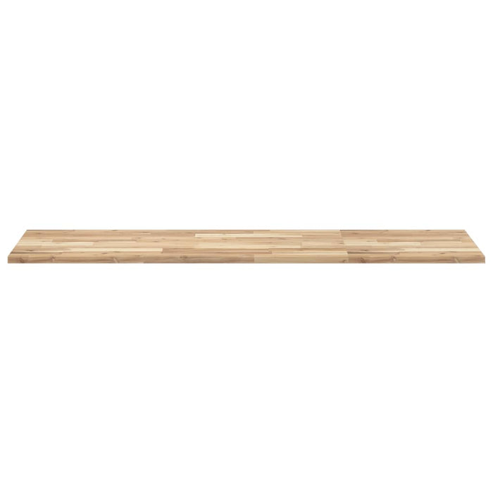 Blat de baie netratat, 140x50x2 cm, lemn masiv de acacia - WALTI WALTI