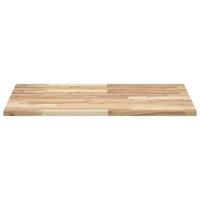 Blat de baie netratat, 80x60x2 cm, lemn masiv de acacia - WALTI WALTI
