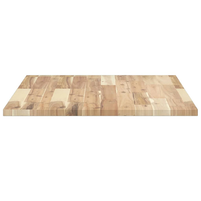 Blat de baie netratat, 80x60x2 cm, lemn masiv de acacia - WALTI WALTI