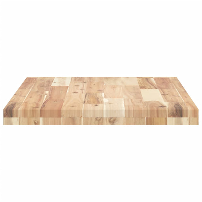 Blat de baie netratat, 60x50x4 cm, lemn masiv de acacia - WALTI WALTI