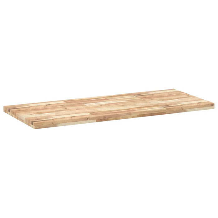 Blat de baie netratat, 140x60x4 cm, lemn masiv de acacia - WALTI WALTI