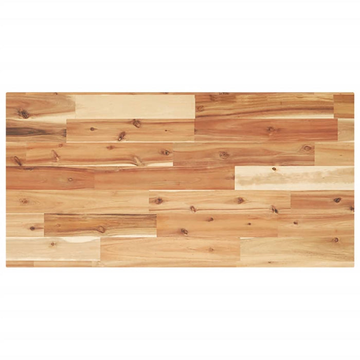 Blat de baie finisaj cu ulei, 120x40x2 cm, lemn masiv de acacia - WALTI WALTI
