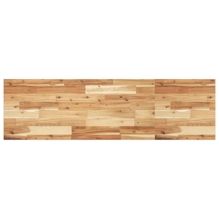 Blat de baie finisaj cu ulei, 140x40x2 cm, lemn masiv de acacia - WALTI WALTI