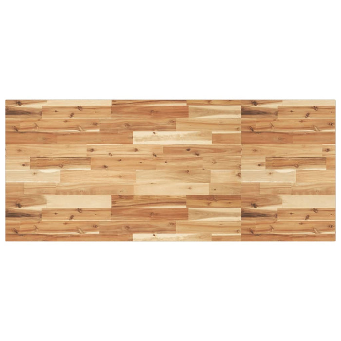 Blat de baie finisaj cu ulei, 120x60x2 cm, lemn masiv de acacia - WALTI WALTI
