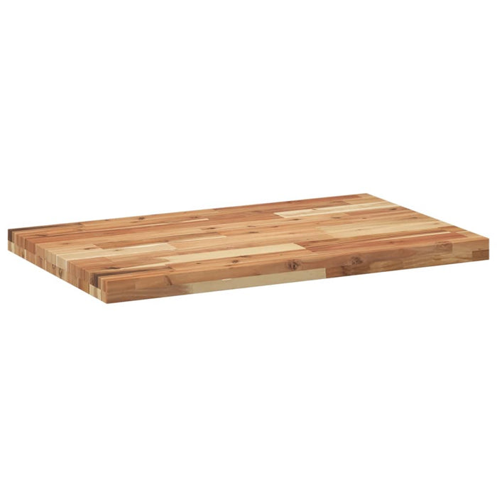 Blat de baie finisaj cu ulei, 100x50x4 cm, lemn masiv de acacia WALTI