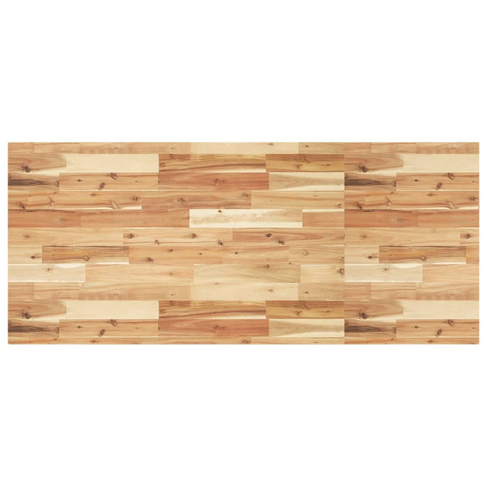 Blat de baie finisaj cu ulei, 140x60x4 cm, lemn masiv de acacia WALTI