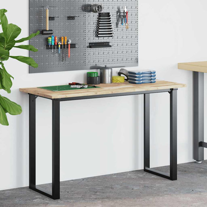 Blat de birou netratat, 120x50x2 cm, lemn masiv de acacia - WALTI WALTI