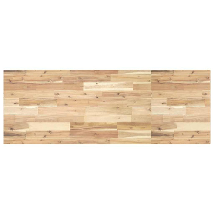Blat de birou netratat, 140x50x2 cm, lemn masiv de acacia - WALTI WALTI