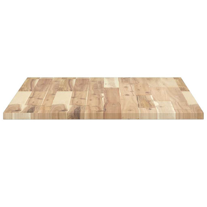 Blat de birou netratat, 80x60x2 cm, lemn masiv de acacia - WALTI WALTI