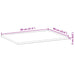 Blat de birou netratat, 80x60x2 cm, lemn masiv de acacia - WALTI WALTI