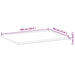 Blat de birou netratat, 100x60x2 cm, lemn masiv de acacia - WALTI WALTI