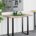 Blat de birou netratat, 80x70x2 cm, lemn masiv de acacia - WALTI WALTI