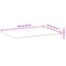 Blat de birou netratat, 100x70x2 cm, lemn masiv de acacia - WALTI WALTI