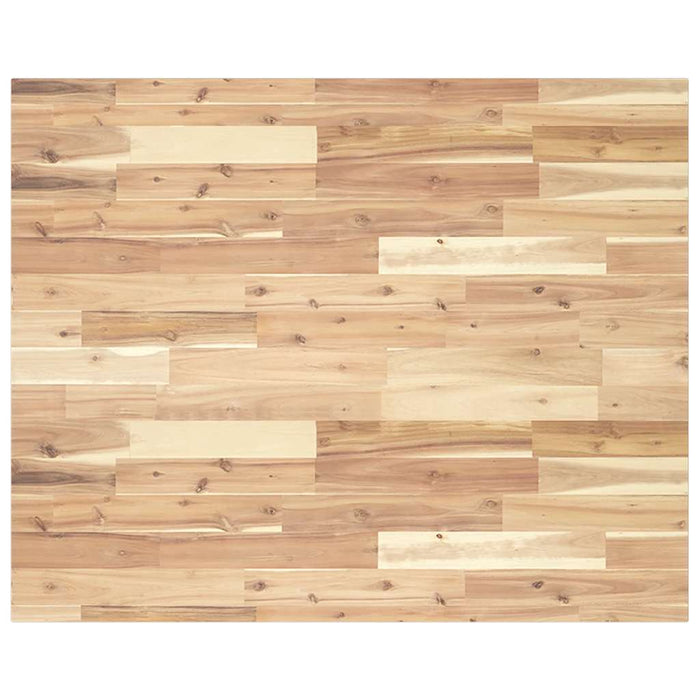 Blat de birou netratat, 100x80x2 cm, lemn masiv de acacia - WALTI WALTI