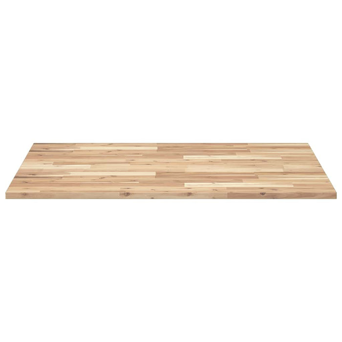 Blat de birou netratat, 100x80x2 cm, lemn masiv de acacia - WALTI WALTI