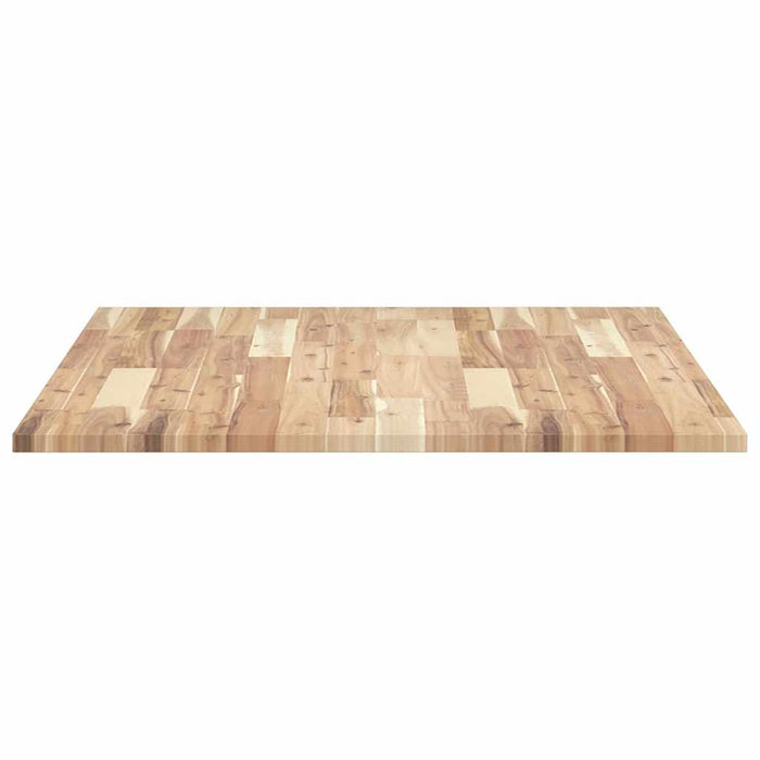 Blat de birou netratat, 100x80x2 cm, lemn masiv de acacia - WALTI WALTI