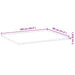 Blat de birou netratat, 100x80x2 cm, lemn masiv de acacia - WALTI WALTI