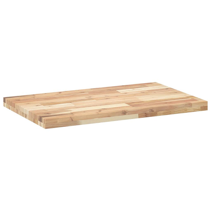 Blat de birou netratat, 80x50x4 cm, lemn masiv de acacia - WALTI WALTI