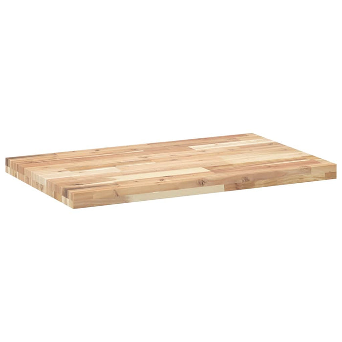 Blat de birou netratat, 100x50x4 cm, lemn masiv de acacia - WALTI WALTI