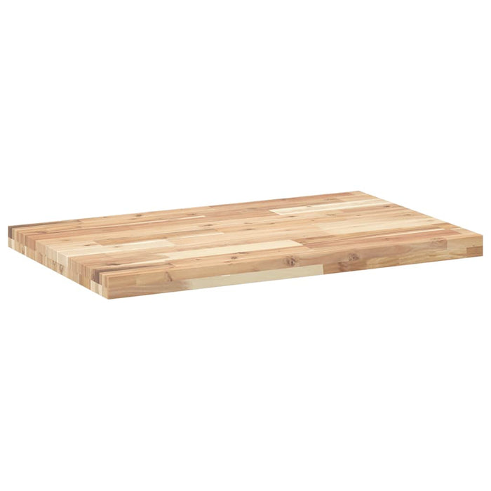Blat de birou netratat, 140x50x4 cm, lemn masiv de acacia - WALTI WALTI