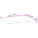 Blat de birou netratat, 100x60x4 cm, lemn masiv de acacia - WALTI WALTI