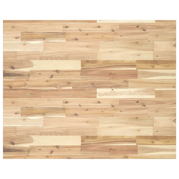 Blat de birou netratat, 100x80x4 cm, lemn masiv de acacia - WALTI WALTI