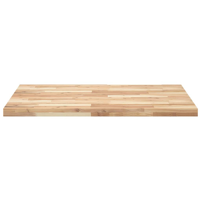 Blat de birou netratat, 100x80x4 cm, lemn masiv de acacia - WALTI WALTI