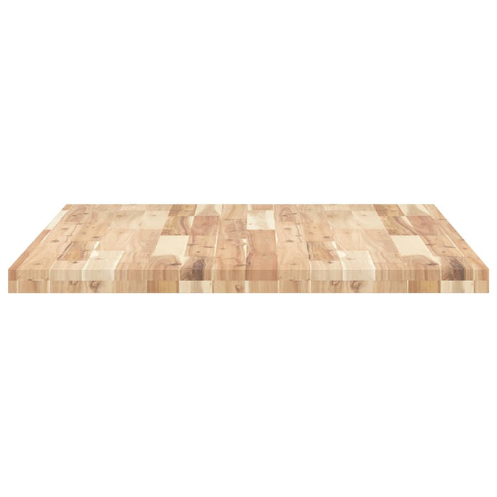 Blat de birou netratat, 100x80x4 cm, lemn masiv de acacia - WALTI WALTI