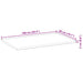 Blat de birou finisat cu ulei, 100x50x2 cm, lemn masiv acacia - WALTI WALTI