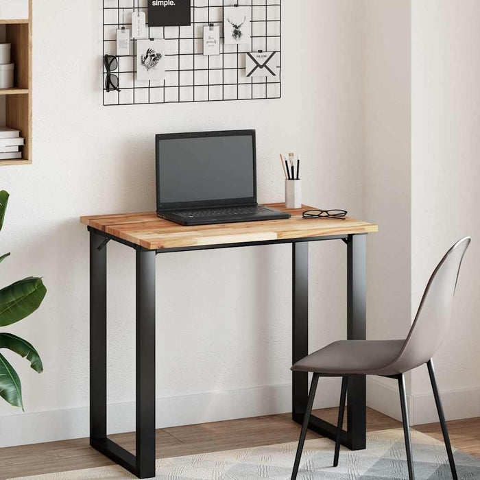 Blat de birou finisat cu ulei, 100x60x2 cm, lemn masiv acacia - WALTI WALTI