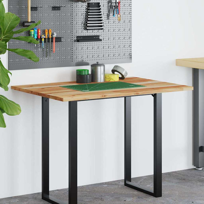 Blat de birou finisat cu ulei, 80x70x2 cm, lemn masiv acacia - WALTI WALTI