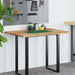 Blat de birou finisat cu ulei, 80x70x2 cm, lemn masiv acacia - WALTI WALTI
