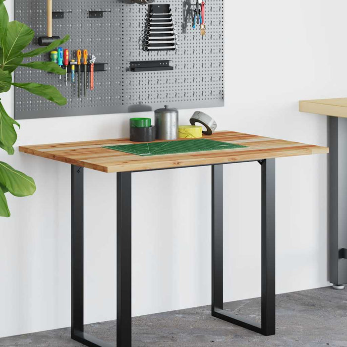 Blat de birou finisat cu ulei, 120x70x2 cm, lemn masiv acacia - WALTI WALTI