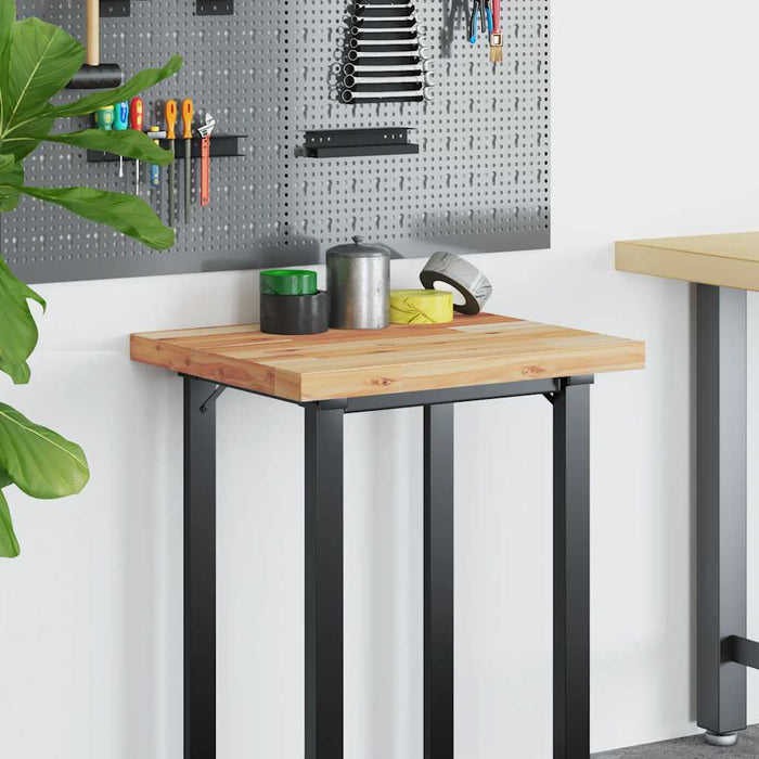 Blat de birou finisat cu ulei, 100x50x4 cm, lemn masiv acacia WALTI