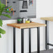 Blat de birou finisat cu ulei, 80x60x4 cm, lemn masiv acacia - WALTI WALTI