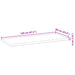 Blat de birou finisat cu ulei, 120x60x4 cm, lemn masiv acacia - WALTI WALTI