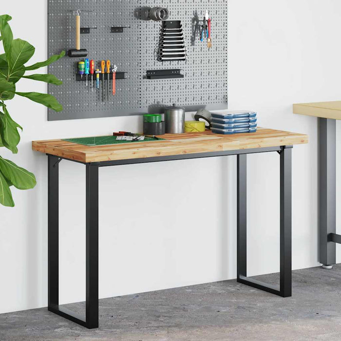Blat de birou finisat cu ulei, 140x60x4 cm, lemn masiv acacia WALTI
