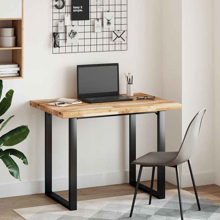 Blat de birou finisat cu ulei, 120x70x4 cm, lemn masiv acacia - WALTI WALTI