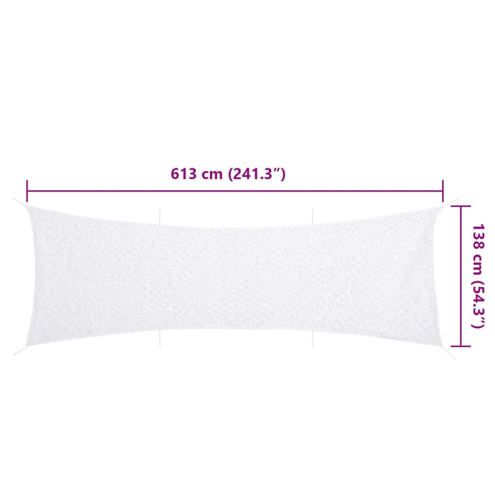 Plasă de camuflaj cu geantă de depozitare, alb, 613x138 cm - WALTI WALTI