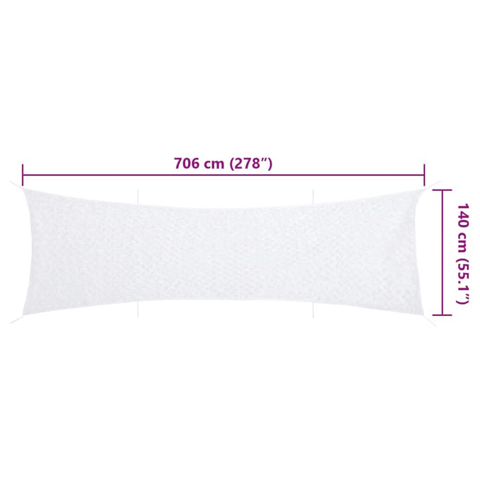 Plasă de camuflaj cu geantă de depozitare, alb, 706x140 cm - WALTI WALTI
