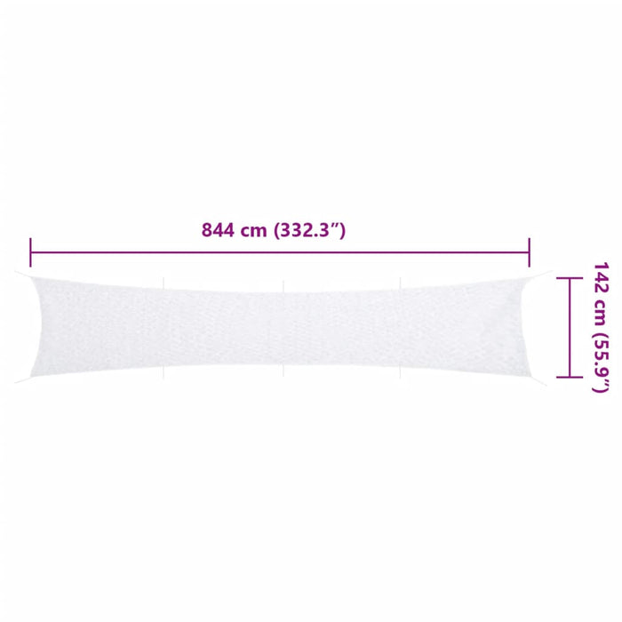 Plasă de camuflaj cu geantă de depozitare, alb, 844x142 cm - WALTI WALTI