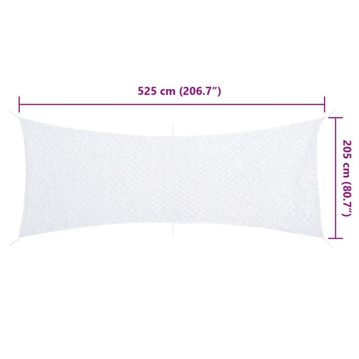 Plasă de camuflaj cu geantă de depozitare, alb, 525x205 cm - WALTI WALTI