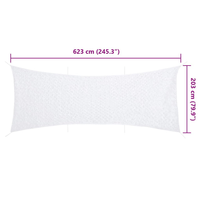Plasă de camuflaj cu geantă de depozitare, alb, 623x203 cm - WALTI WALTI