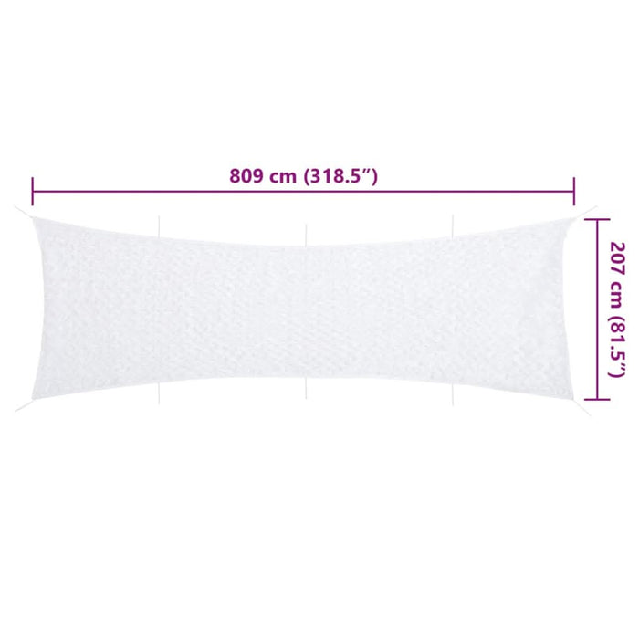 Plasă de camuflaj cu geantă de depozitare, alb, 809x207 cm - WALTI WALTI