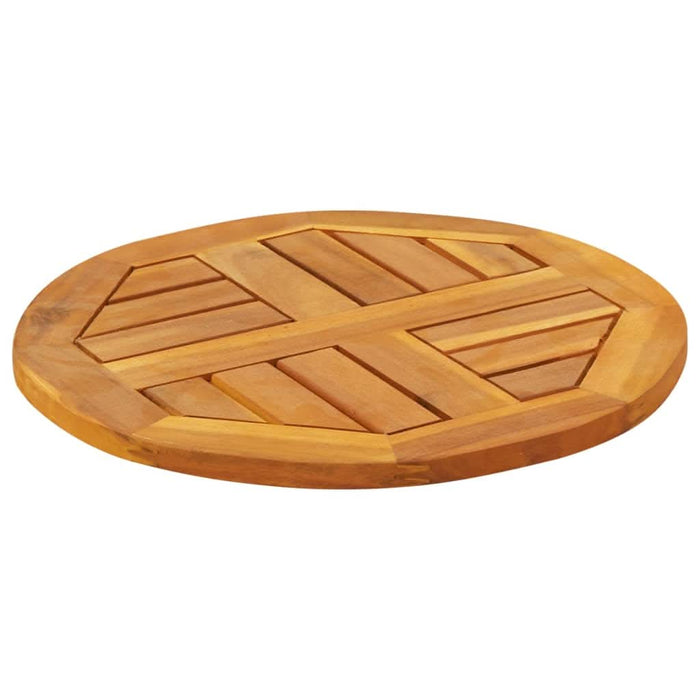 Blat de masă rotund, Ø40x2 cm, lemn masiv de acacia - WALTI WALTI
