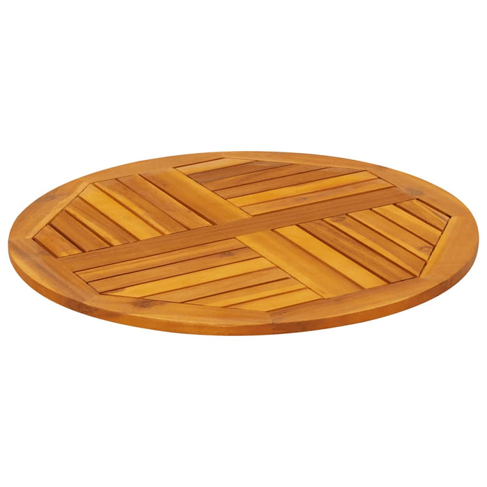 Blat de masă rotund, Ø70x2 cm, lemn masiv de acacia - WALTI WALTI