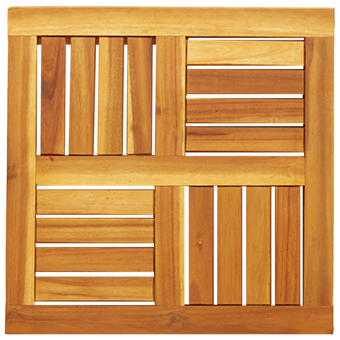 Blat de masă pătrată, 50x50x2 cm, lemn masiv de acacia - WALTI WALTI