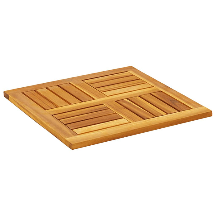 Blat de masă pătrată, 50x50x2 cm, lemn masiv de acacia - WALTI WALTI